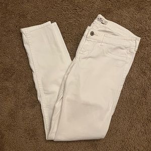 White Hollister Skinny Jeans